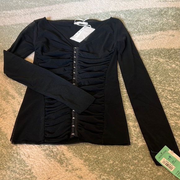 KUXO Tops - Black Long Sleeve Top